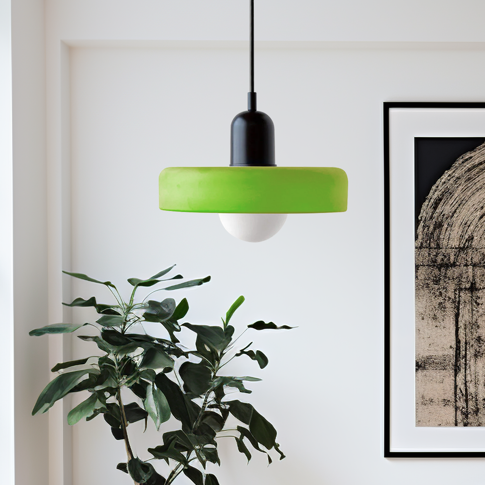 Hängeleuchte Glas bunt – StiloGlas Design mit G9 Fassung & verstellbarer Aufhängung