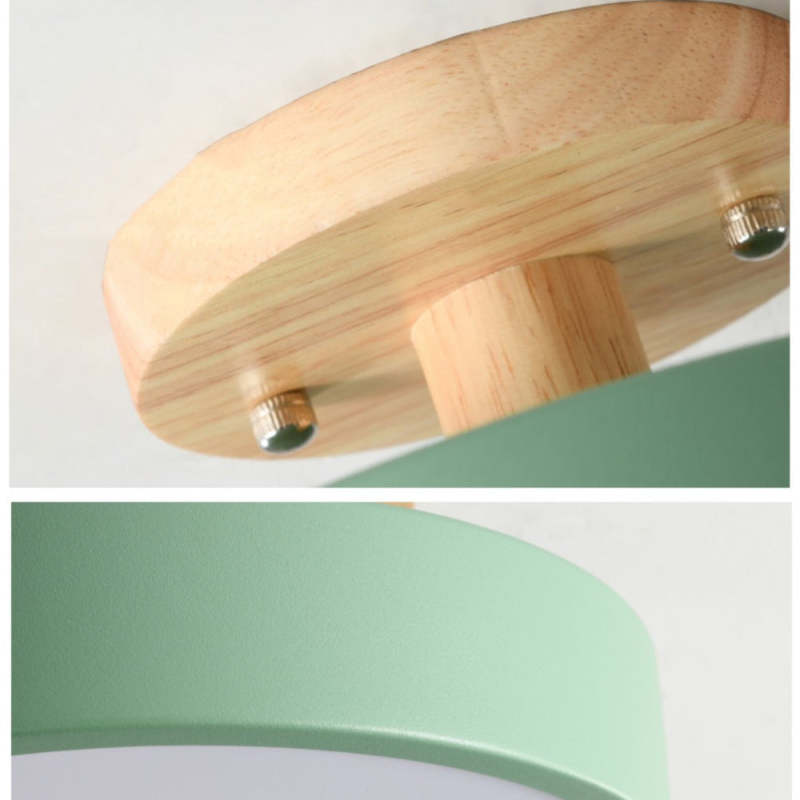 LED Deckenleuchte modern – Holz & Acryl Design für Wohn- & Schlafzimmer