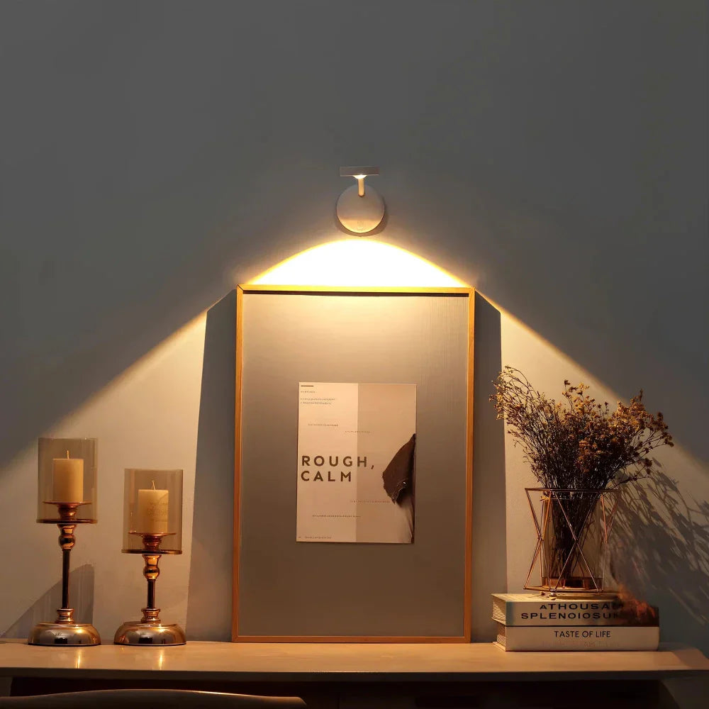 LED Bewegungsmelder Spot – Kabellos, drehbar & dimmbar mit USB-Aufladung
