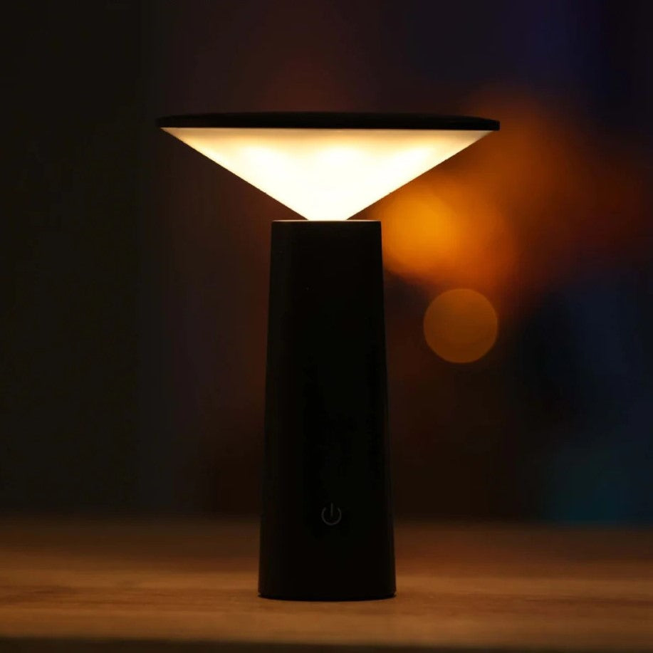 Kabellose LED Tischlampe – Dimmbar, 360° Drehbar, Flexibel & Modern