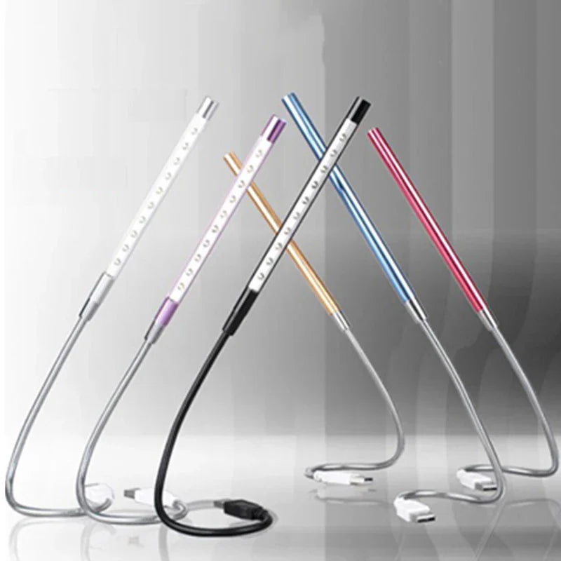 Flexible USB LED-Lampe – 14W, Warm-/Kaltweiß, verstellbares Metallkabel