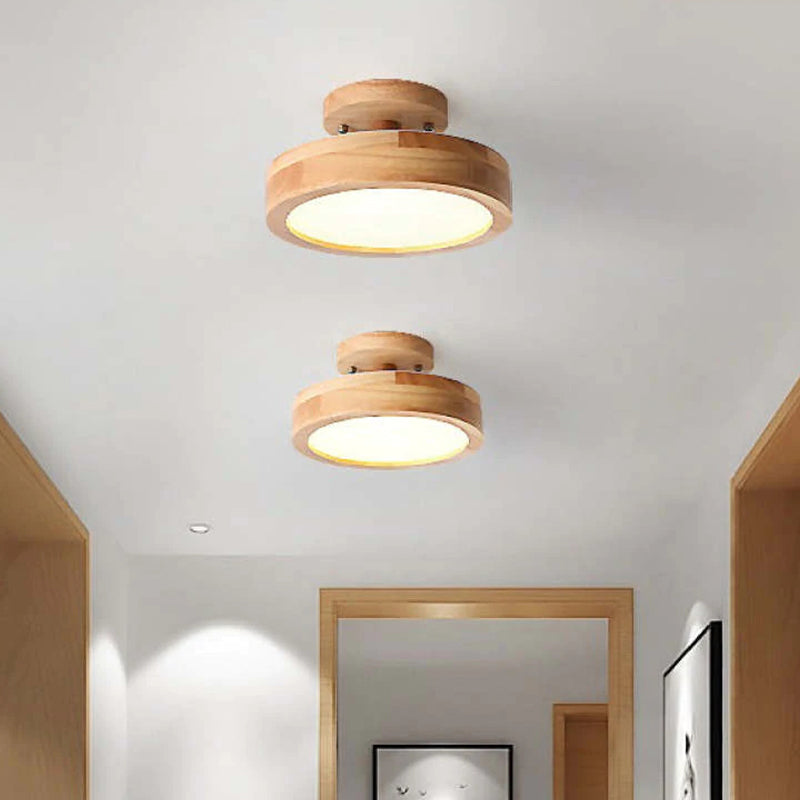 LED Deckenleuchte modern – Holz & Acryl Design für Wohn- & Schlafzimmer