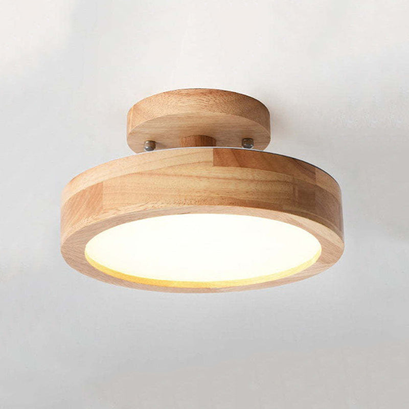 LED Deckenleuchte modern – Holz & Acryl Design für Wohn- & Schlafzimmer