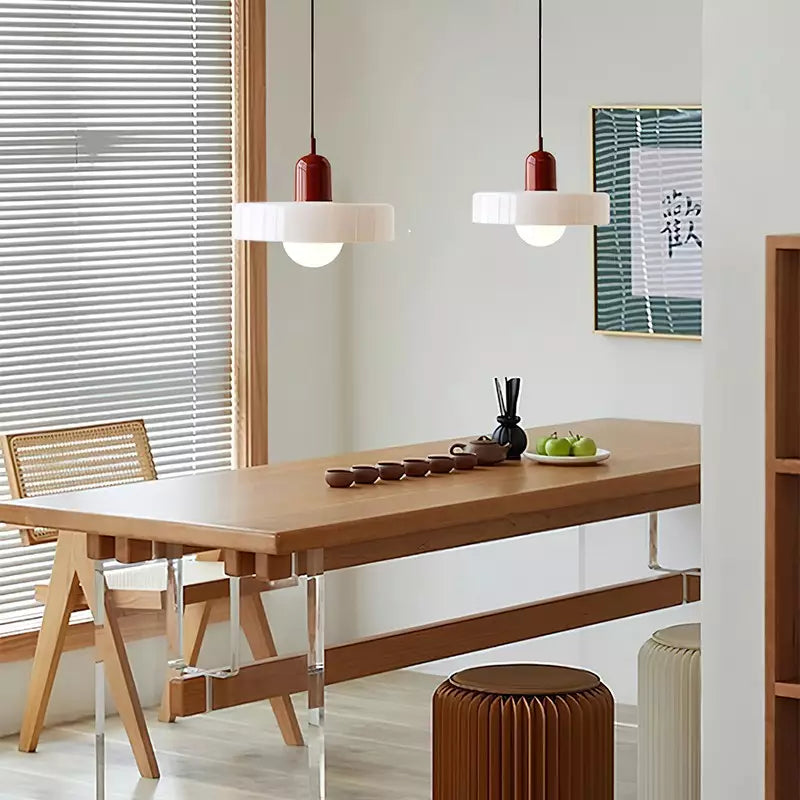 Hängeleuchte Glas bunt – StiloGlas Design mit G9 Fassung & verstellbarer Aufhängung