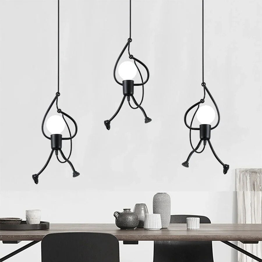Hängeleuchte Puppe – Verspieltes Design höhenverstellbar für Kinderzimmer