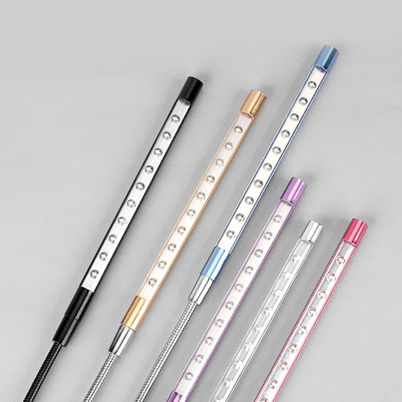 Flexible USB LED-Lampe – 14W, Warm-/Kaltweiß, verstellbares Metallkabel