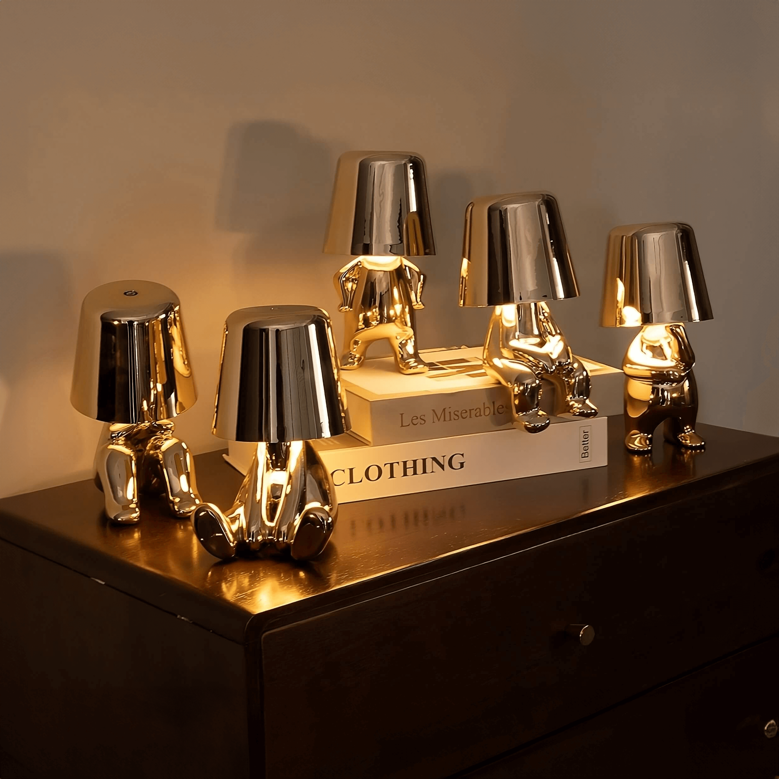 Tischlampe dimmbar Touch – Tragbares Harzdesign für Kinderzimmer & Nachttisch