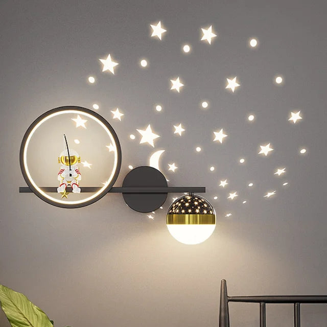 Kinder Wandlampe LED – Sanftes Nachtlicht mit Sternmotiv für Kinderzimmer