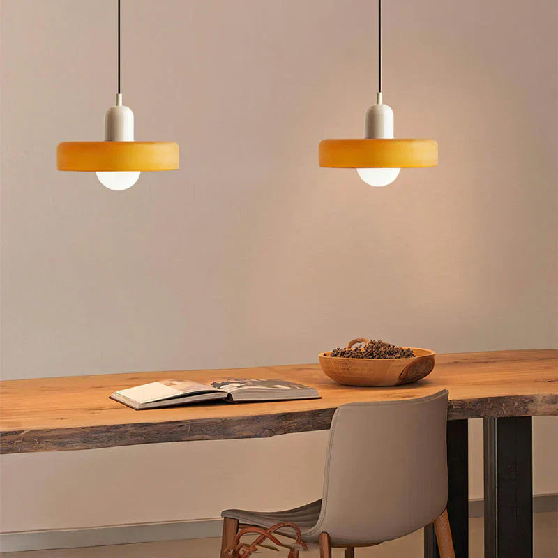 Hängelampe Glas Skandinavisch – Handgefertigt & höhenverstellbar, 25–35 cm