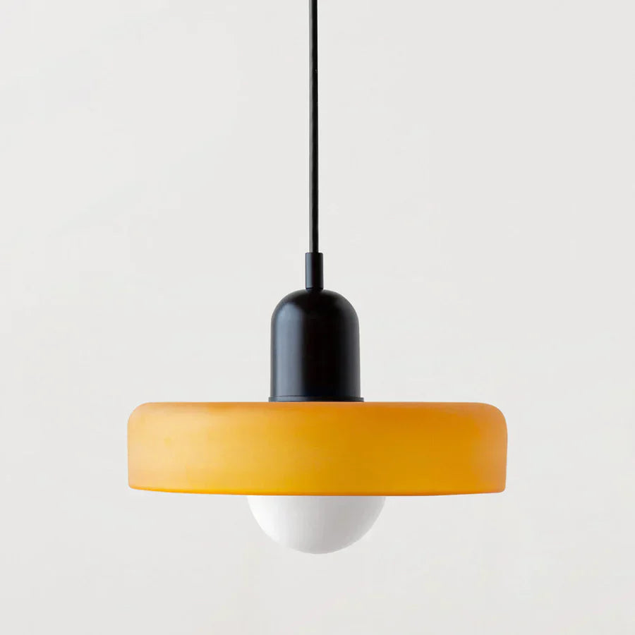 Hängelampe Glas Skandinavisch – Handgefertigt & höhenverstellbar, 25–35 cm