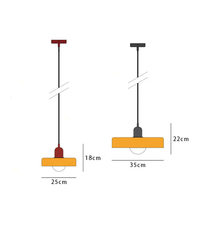 Hängelampe Glas Skandinavisch – Handgefertigt & höhenverstellbar, 25–35 cm