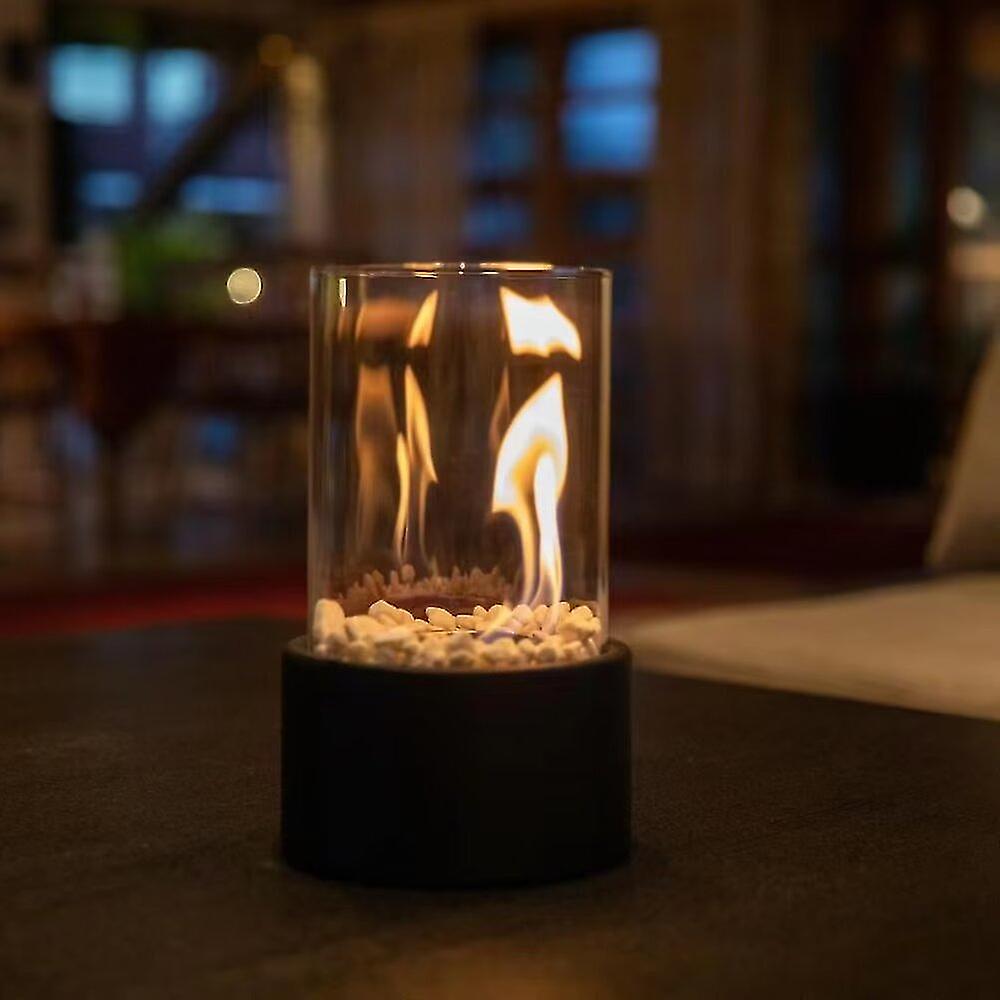 Öllampe Glas Metall – Klassische Tischleuchte mit Löschvorrichtung & dekorativem Flammenspiel