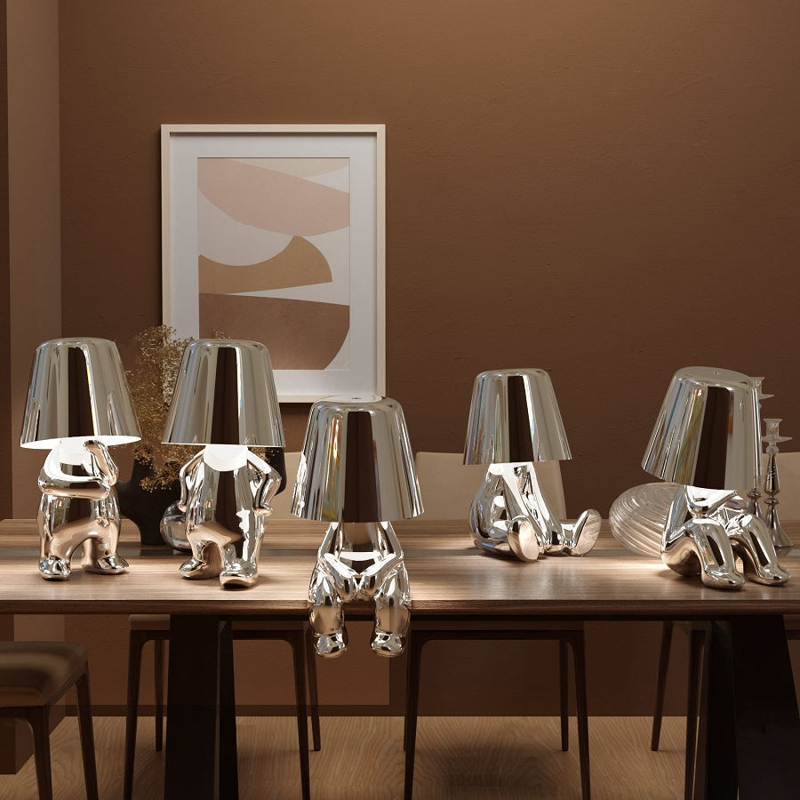 Tischlampe dimmbar Touch – Tragbares Harzdesign für Kinderzimmer & Nachttisch