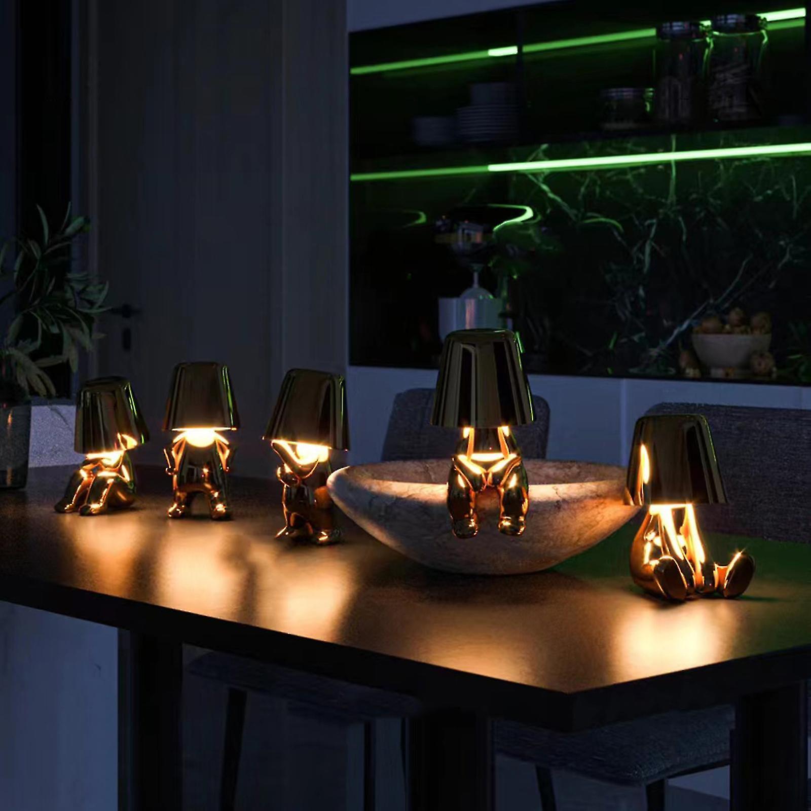Tischlampe dimmbar Touch – Tragbares Harzdesign für Kinderzimmer & Nachttisch