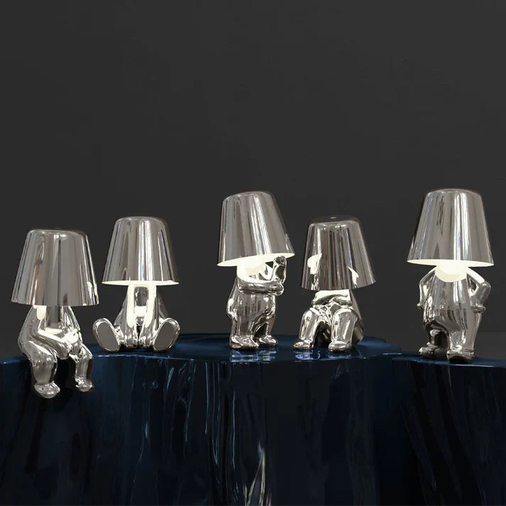 Tischlampe dimmbar Touch – Tragbares Harzdesign für Kinderzimmer & Nachttisch