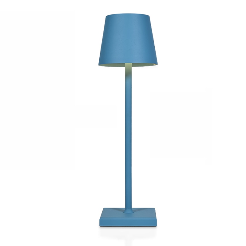 LED Tischlampe kabellos – Aluminium dimmbar mit Touch & Akku bis 28h