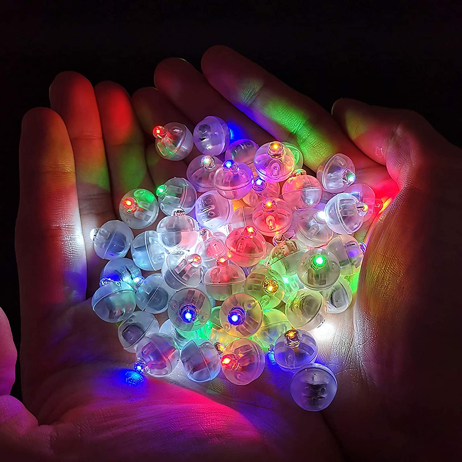 LED Lichtkugeln Partydeko – Bunte Mini Lichter für Ballons & Feiern