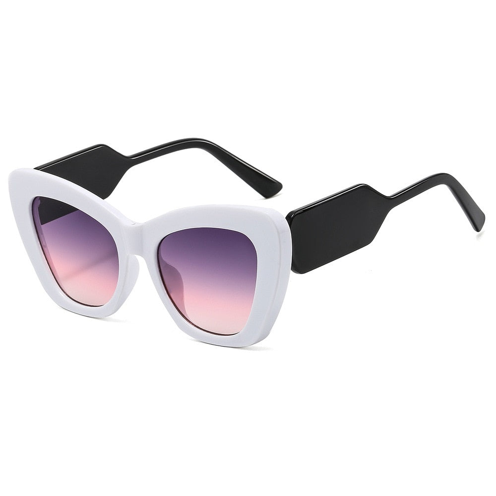 Damen Sonnenbrille Cat Eye UV-Schutz Alltag