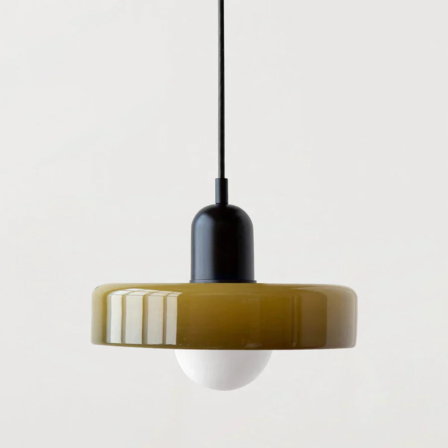 Hängelampe Glas Skandinavisch – Handgefertigt & höhenverstellbar, 25–35 cm