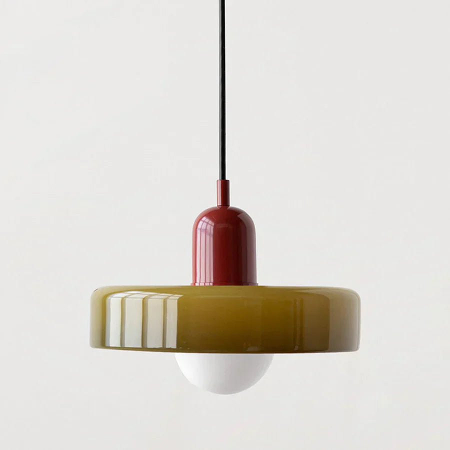 Hängelampe Glas Skandinavisch – Handgefertigt & höhenverstellbar, 25–35 cm