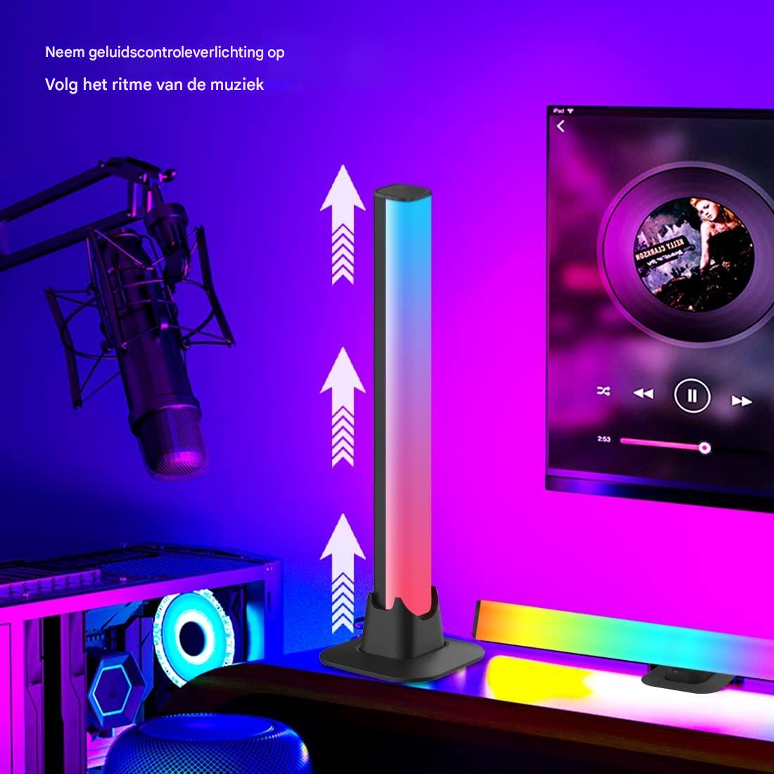 LED Lichtleisten Musiksteuerung – Farbwechsel App-gesteuert für Gaming & TV
