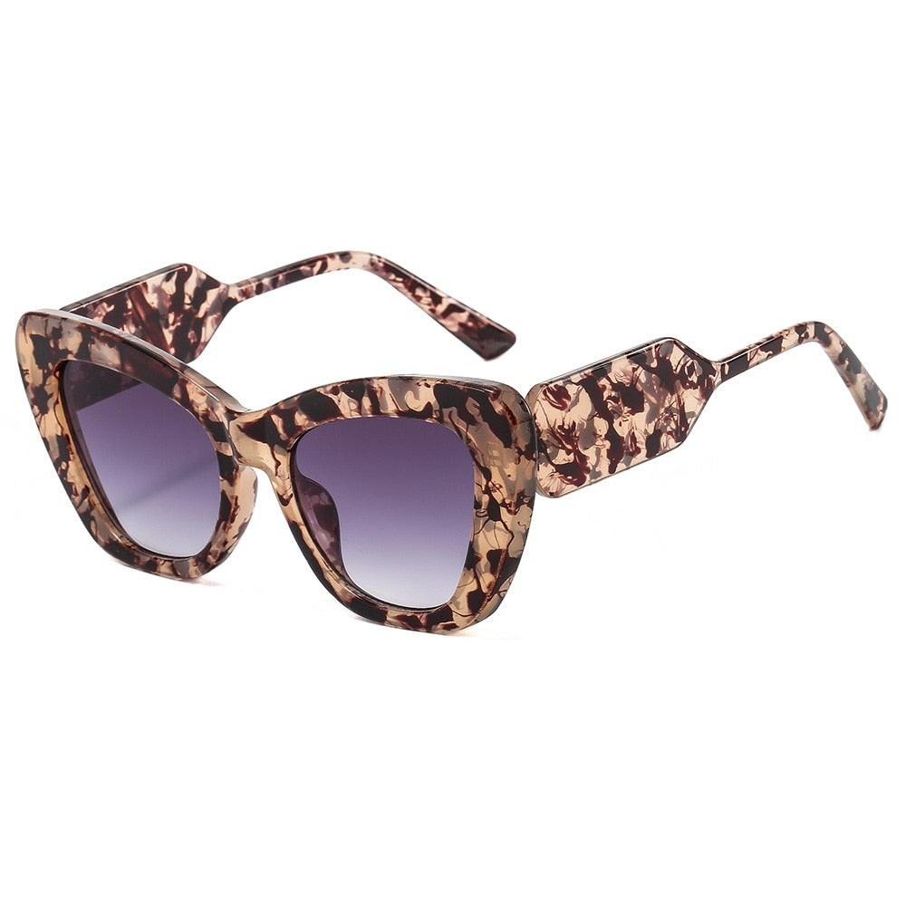 Damen Sonnenbrille Cat Eye UV-Schutz Alltag
