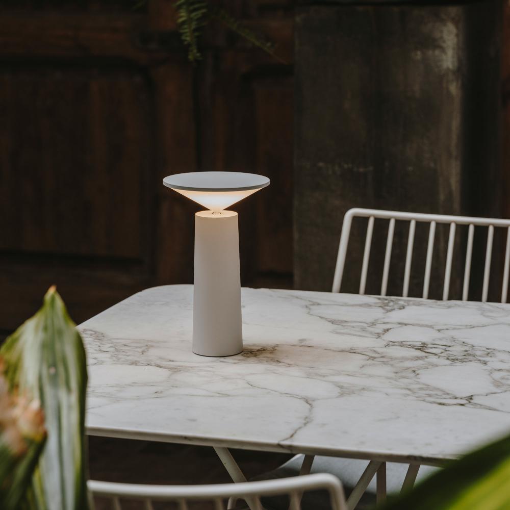 Kabellose LED Tischlampe – Dimmbar, 360° Drehbar, Flexibel & Modern