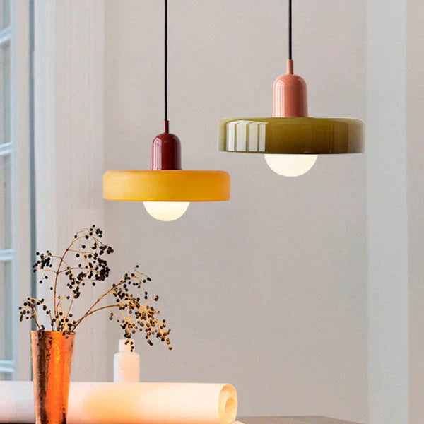 Hängelampe Glas Skandinavisch – Handgefertigt & höhenverstellbar, 25–35 cm