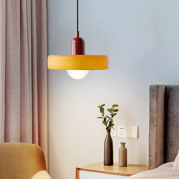 Hängeleuchte Glas bunt – StiloGlas Design mit G9 Fassung & verstellbarer Aufhängung