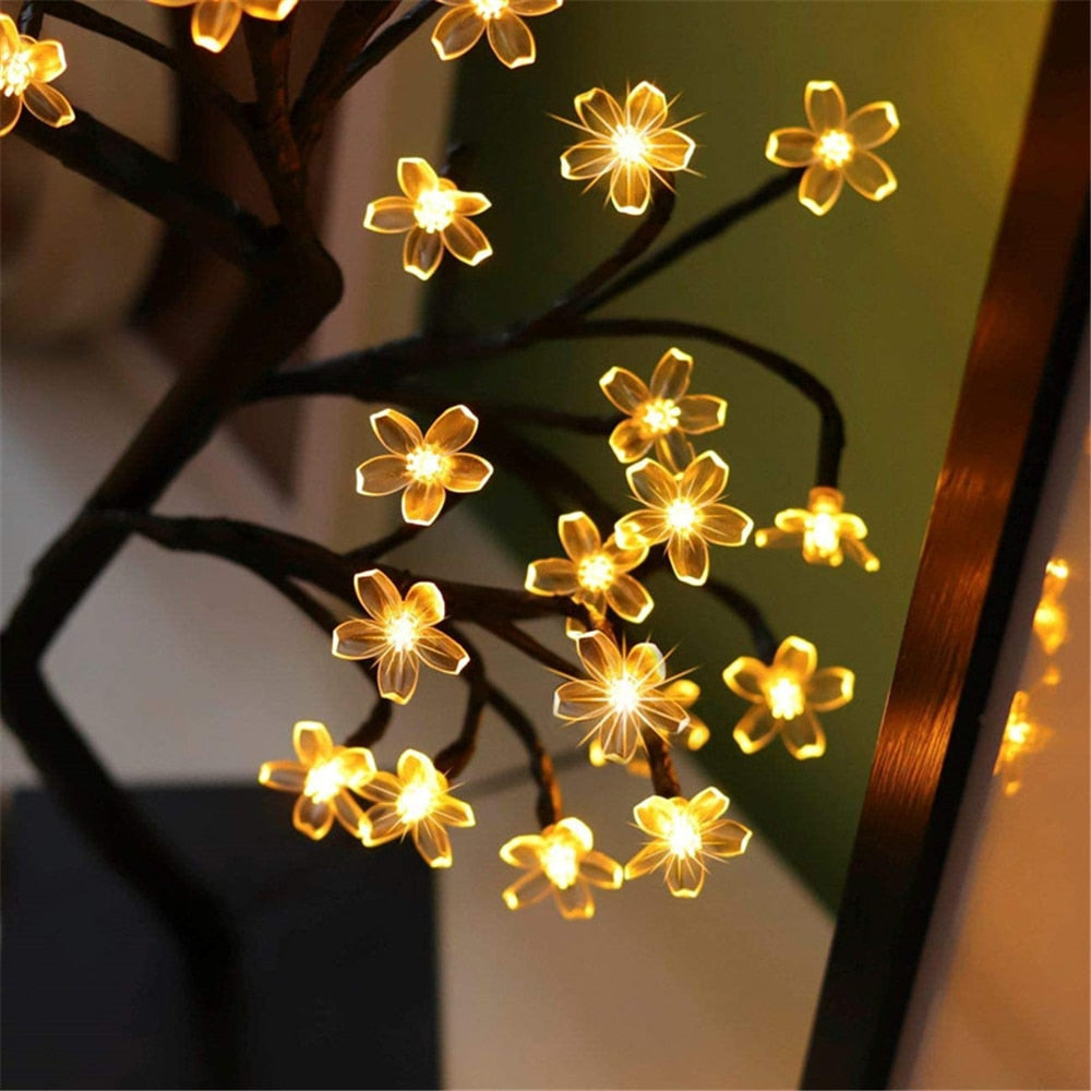 LED Kirschblütenbaum – 45 cm, warmweiß, USB-betrieben, 48 LEDs