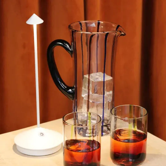 Tischlampe dimmbar kabellos – Modernes Design mit Aluminium für Innen & Außen