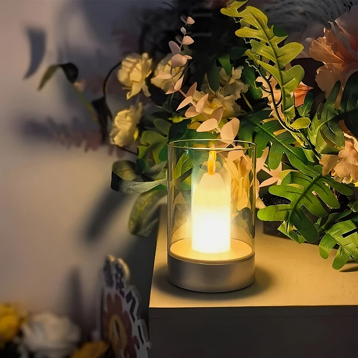 LED Kerze mit Handbewegung – Dimmbar, wiederaufladbar & stilvolles Design