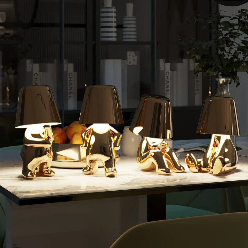 Tischlampe dimmbar Touch – Tragbares Harzdesign für Kinderzimmer & Nachttisch