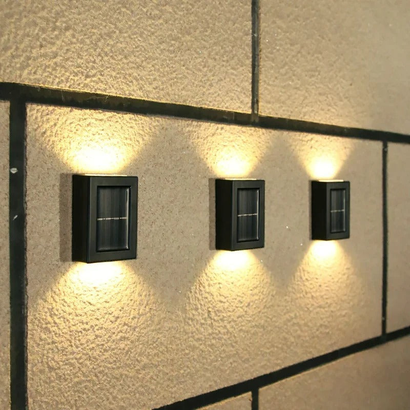 Solar Wandleuchte Außenbereich – Wetterfest & Automatischer Sensor