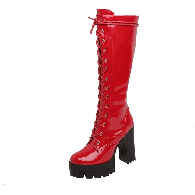 Stiefel - Damen - Elegante Lederstiefel mit bequemer Passform und modischem Design