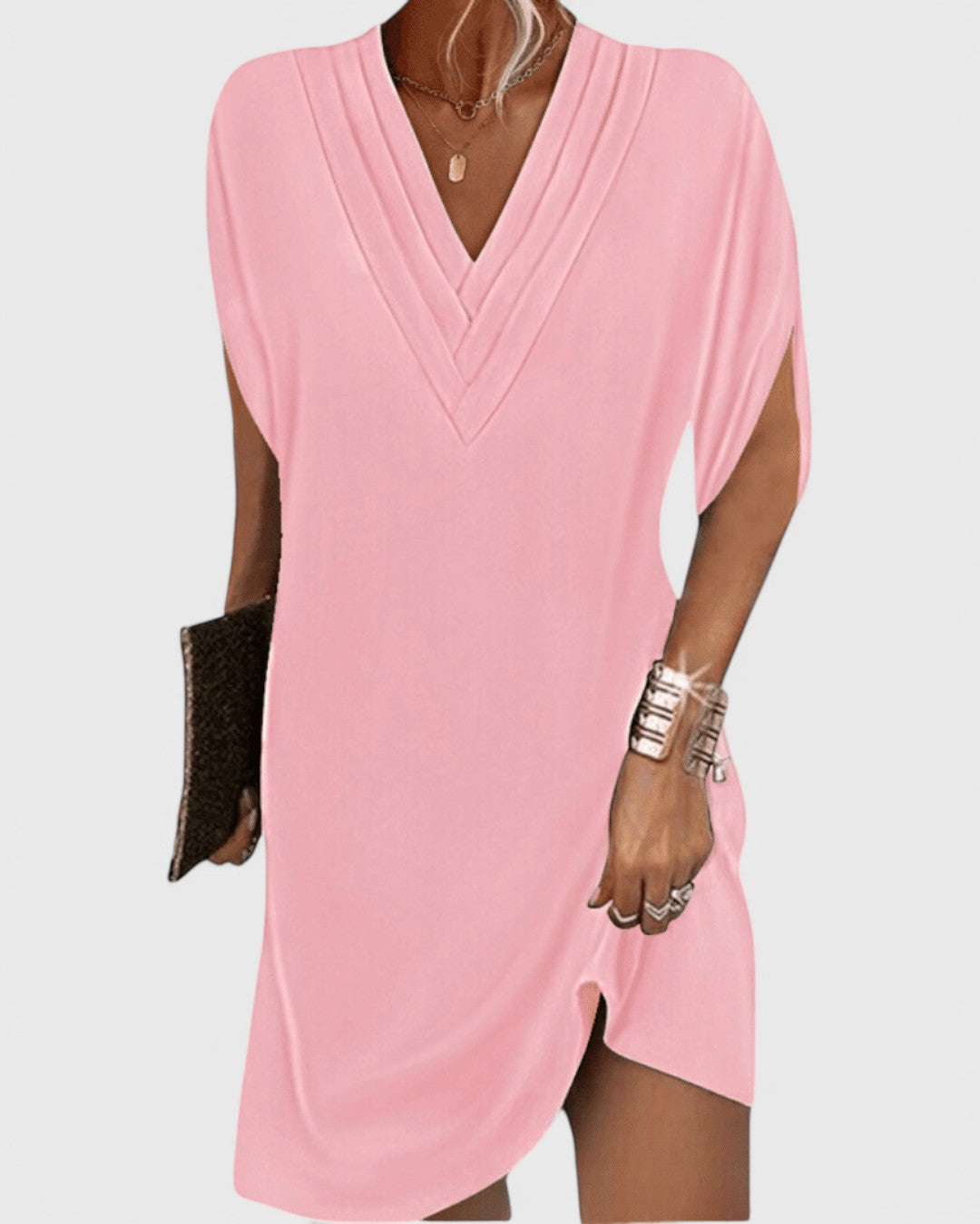 Sommerkleid Damen Baumwolle Bequem Freizeitkleid für den Sommer