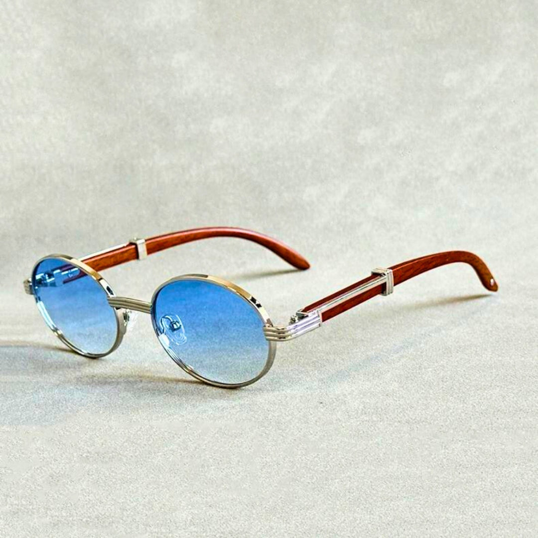 Sonnenbrille Damen – Vintage Oval – UV400 Schutz – Ideal für Sommer & Alltag