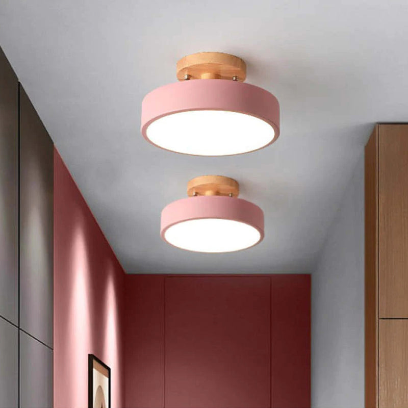 LED Deckenleuchte modern – Holz & Acryl Design für Wohn- & Schlafzimmer
