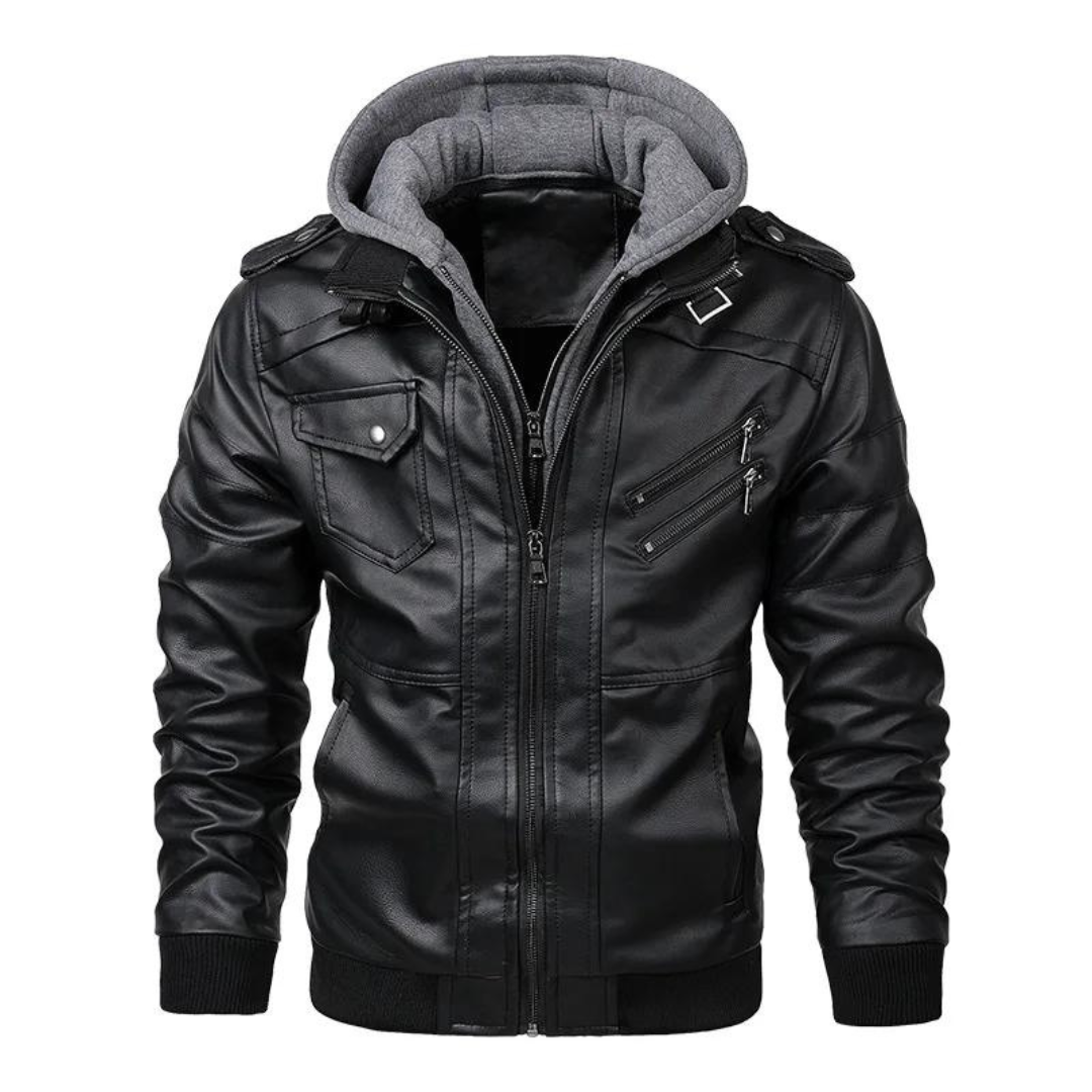 Herren Lederjacke - Winter Warm gefüttert
