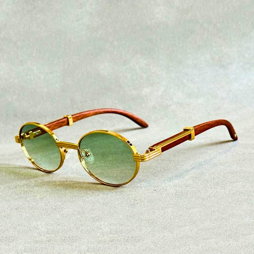 Sonnenbrille Damen – Vintage Oval – UV400 Schutz – Ideal für Sommer & Alltag