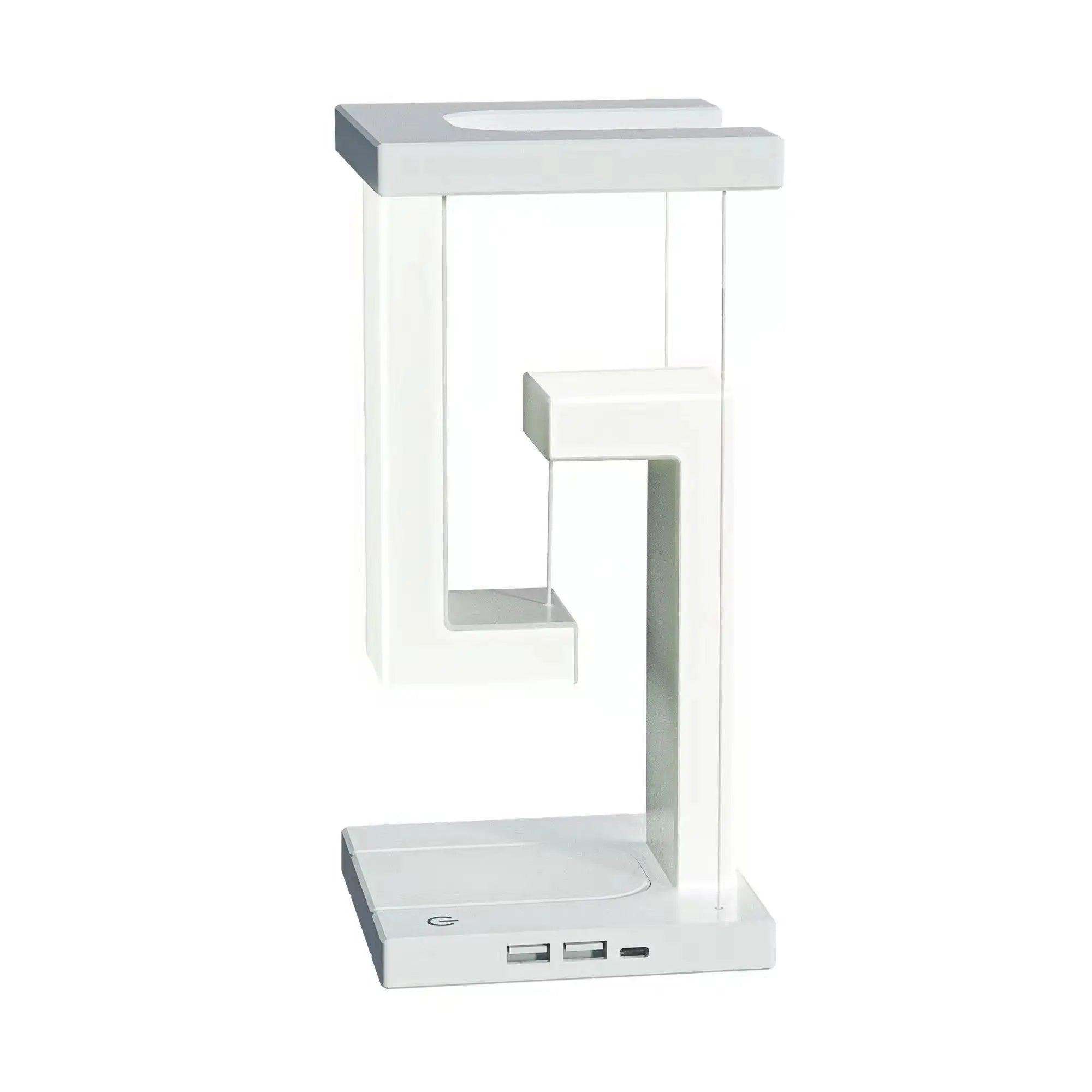 Schwebende LED Lampe mit Wireless Charging – Modernes Design & Touchsteuerung