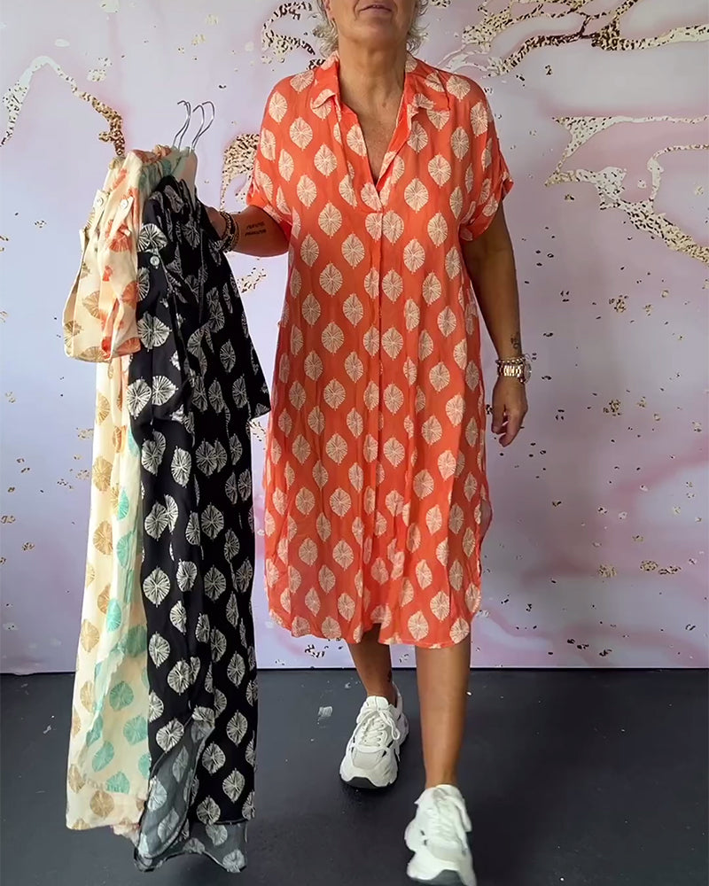 Leichtes Kleid mit V-Ausschnitt – Fließend & Figurfreundlich – Ideal für Alltag & Sommeranlässe