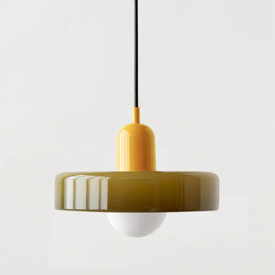 Hängelampe Glas Skandinavisch – Handgefertigt & höhenverstellbar, 25–35 cm