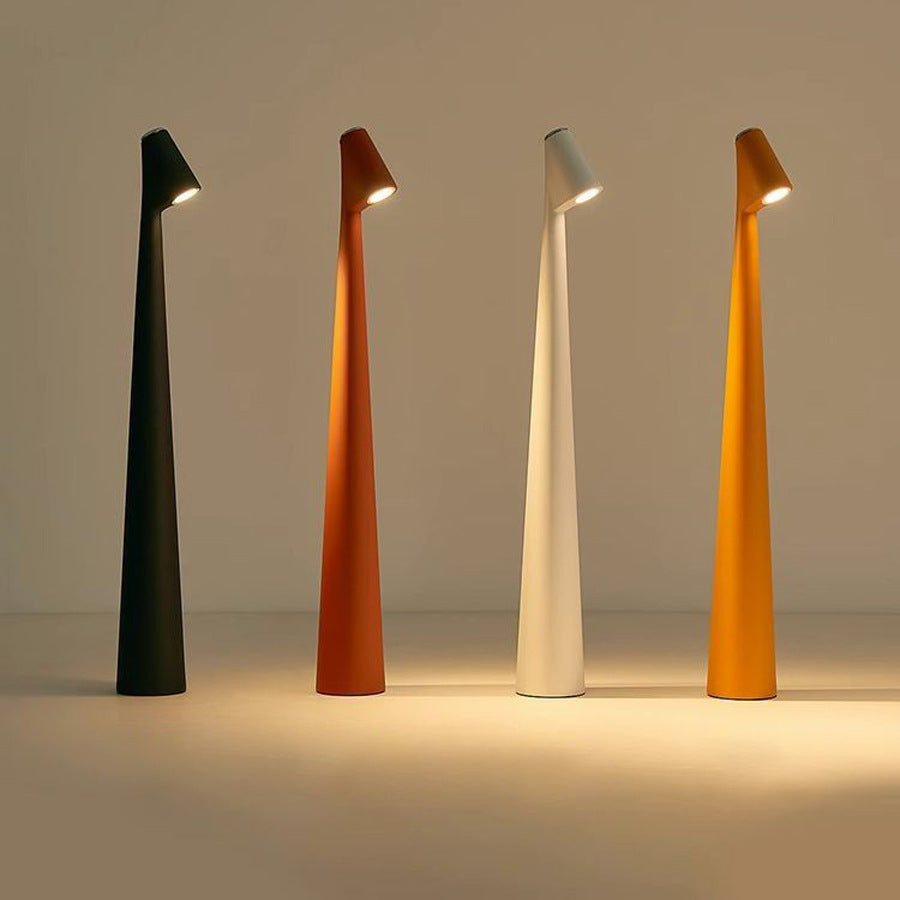 Tischlampe kabellos dimmbar – Aluminium Nordic Design