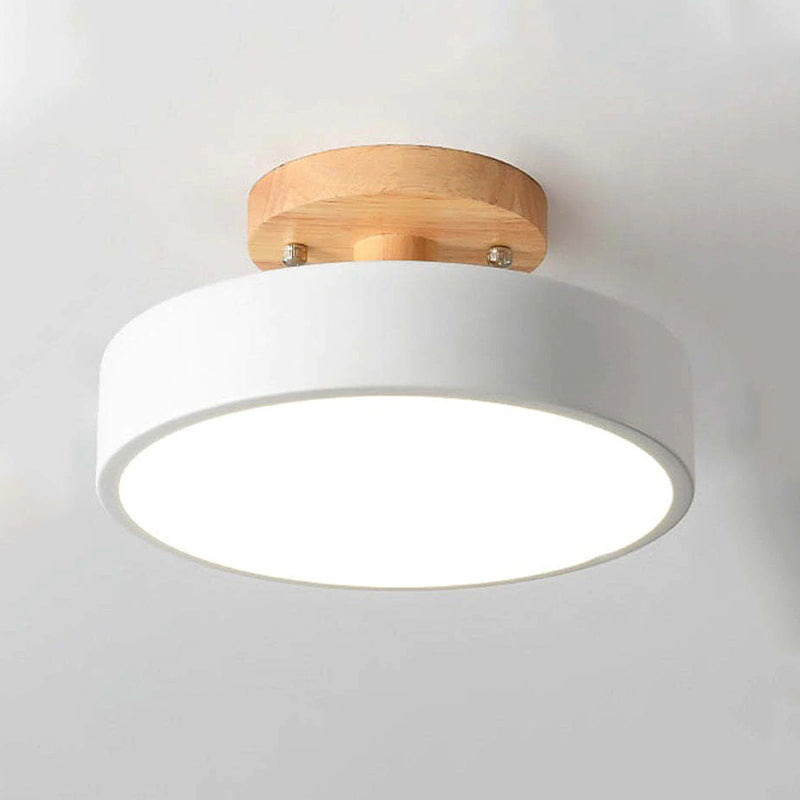 LED Deckenleuchte modern – Holz & Acryl Design für Wohn- & Schlafzimmer