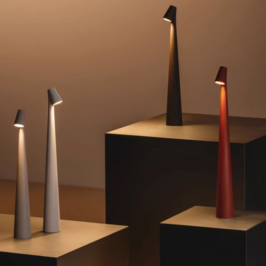 Tischlampe kabellos dimmbar – Aluminium Nordic Design