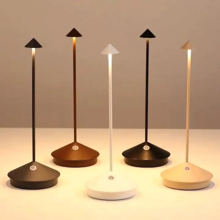Tischlampe dimmbar kabellos – Modernes Design mit Aluminium für Innen & Außen