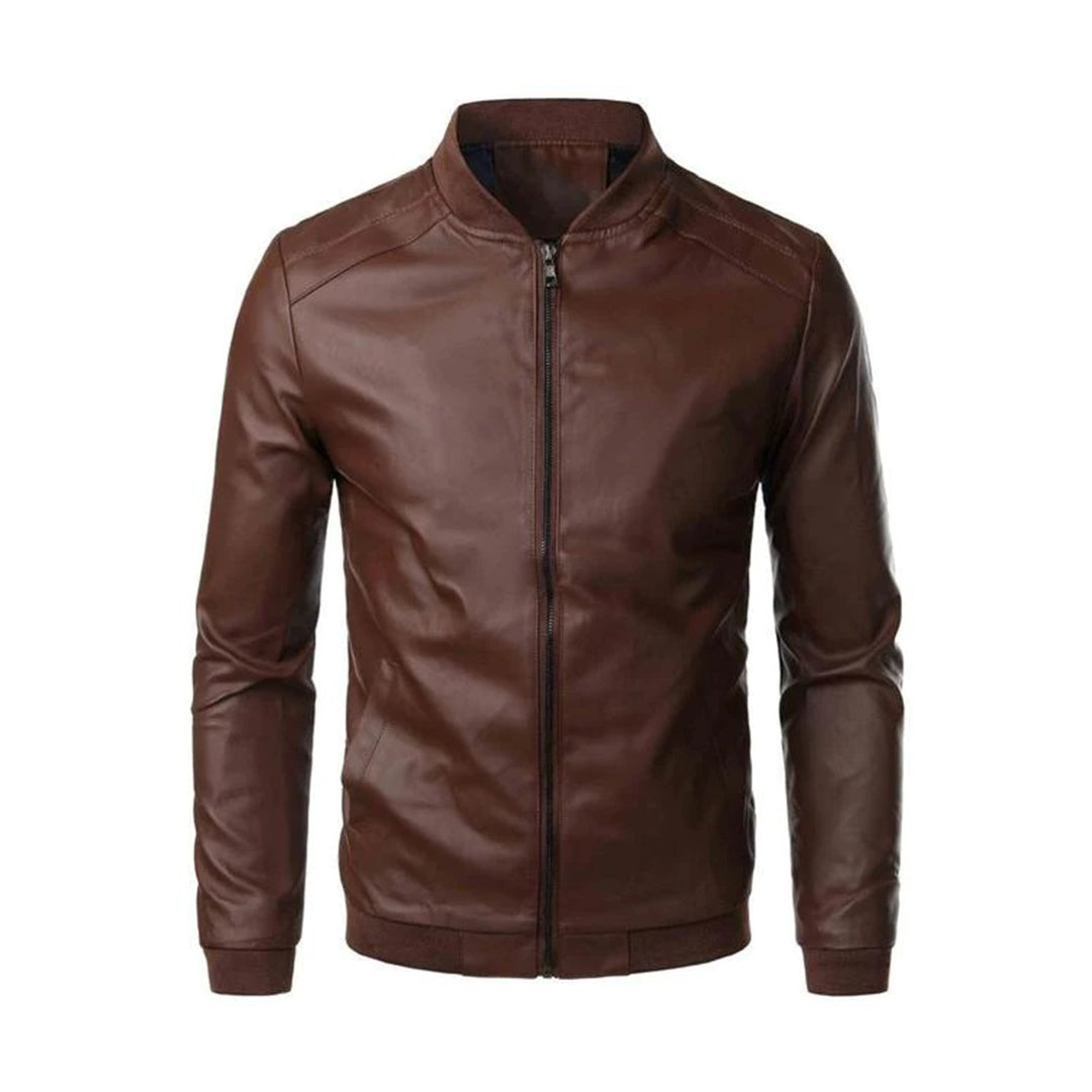 Herren Lederjacke - Wasserdicht für Alltag und Freizeit