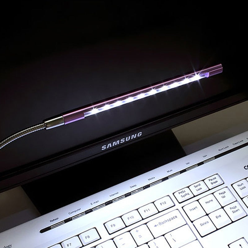 Flexible USB LED-Lampe – 14W, Warm-/Kaltweiß, verstellbares Metallkabel