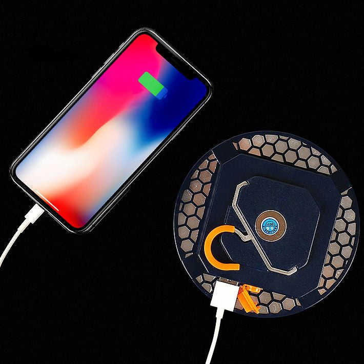 Powerbank mit LED-Licht – 6600mAh Outdoor Lampe, 3 Modi, USB & wasserdicht
